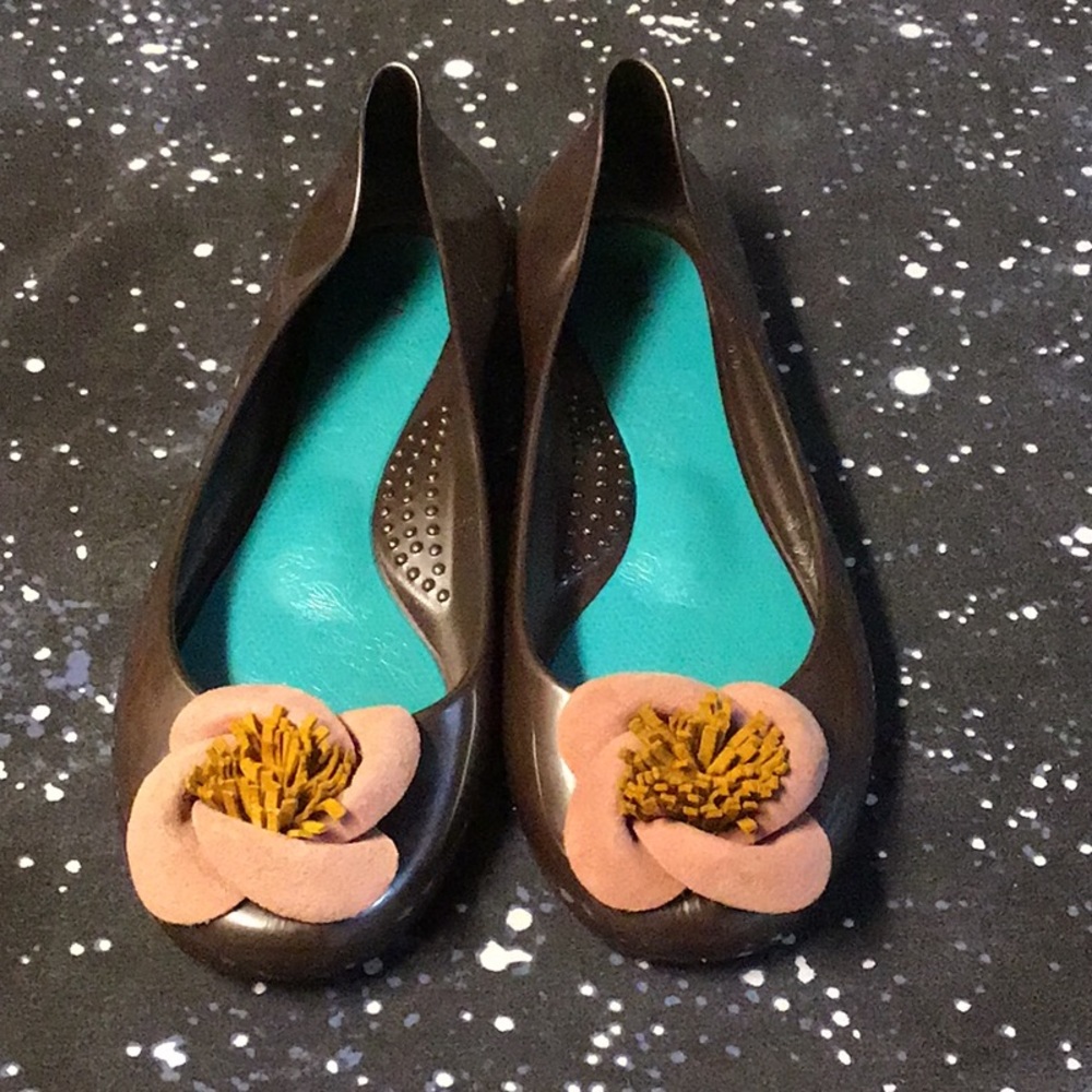 Oka-b. ballet flats- Brown, size 9